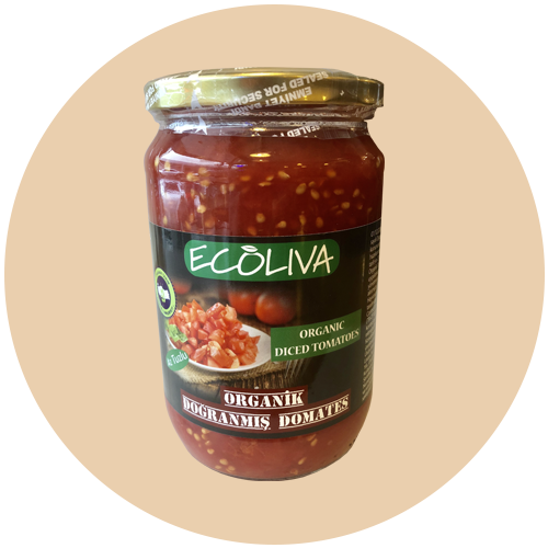 Organik Doğranmış Domates