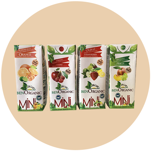 Organik Mini Meyve Suları