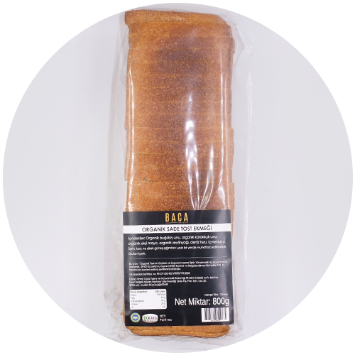 Organik Sade Karakılçık Tost Ekmeği